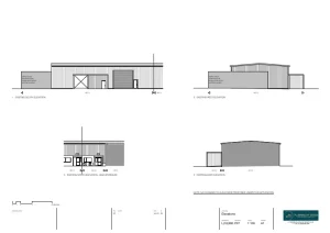 Architect Drawings and Planning Permission for Change of Use and Interna Fit Out to a Dog Day Care Facility