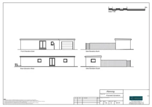 Architect Drawings and Retrospective Planning Permission for Installation of an Annexe and the Extension of Garden Land