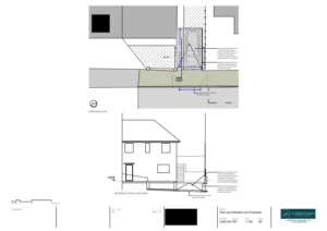 Architect Drawings and Planning Permission for Formation of a Driveway