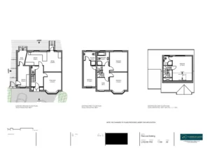 Architect Drawings and Planning Permission for Change of Use From Residential Dwellinghouse (Class C3) to Small HMO (Class C4) for Up to Six Unrelated Occupants