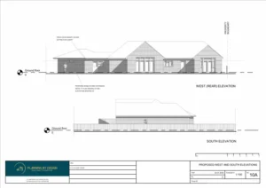 Architect Drawings and Planning Permission for Single Storey Side Extension Onto the Existing Garage