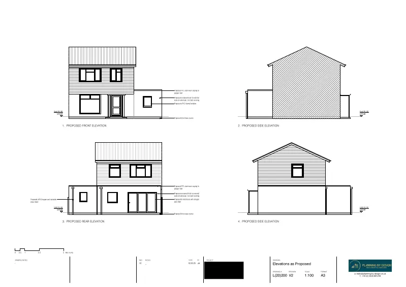 Architect Drawings and Lawful Development Certificate for Single-Storey Side and Rear Extensions