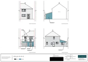 Architect Drawings and Planning Permission for Single Storey Rear Extension