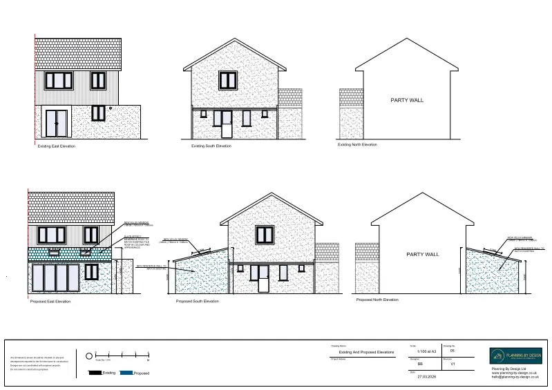 Architect Drawings, Planning Permission, Prior Approval for Single Storey Rear Extension