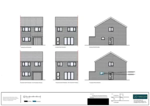 Architect Drawings and Lawful Development Certificate for Garage Conversion for New Cloakroom