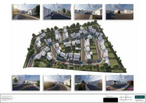 Architect Drawings and Pre-Planning Application for Construction of 40 Dwellings