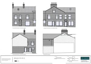 Architect Drawings and Planning Permission for Change of Use of First Floor (Residential) Into Women’s Day Centre (Class E)