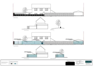 Architect Drawings and Planning Permission for Installation of a Dropped Kerb and Creation of a Driveway