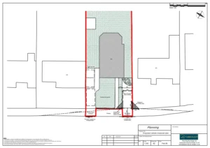 Architect Drawings and Planning Permission for Dropped Kerb/Vehicle Crossover to be Used as a Driveway For Car Parking