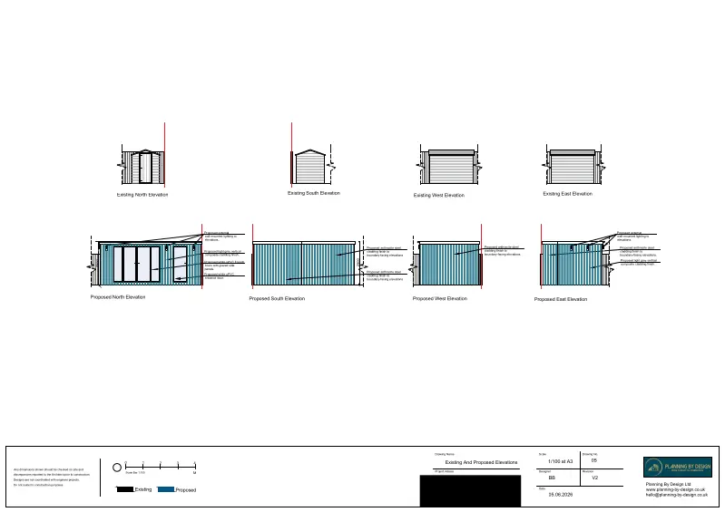 Architect Drawings and Lawful Development Certificate for Single Storey Rear Extension