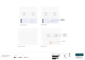 Architect Drawings and Retrospective Planning Permission for Subdivision and Alteration of an Existing Commercial Property