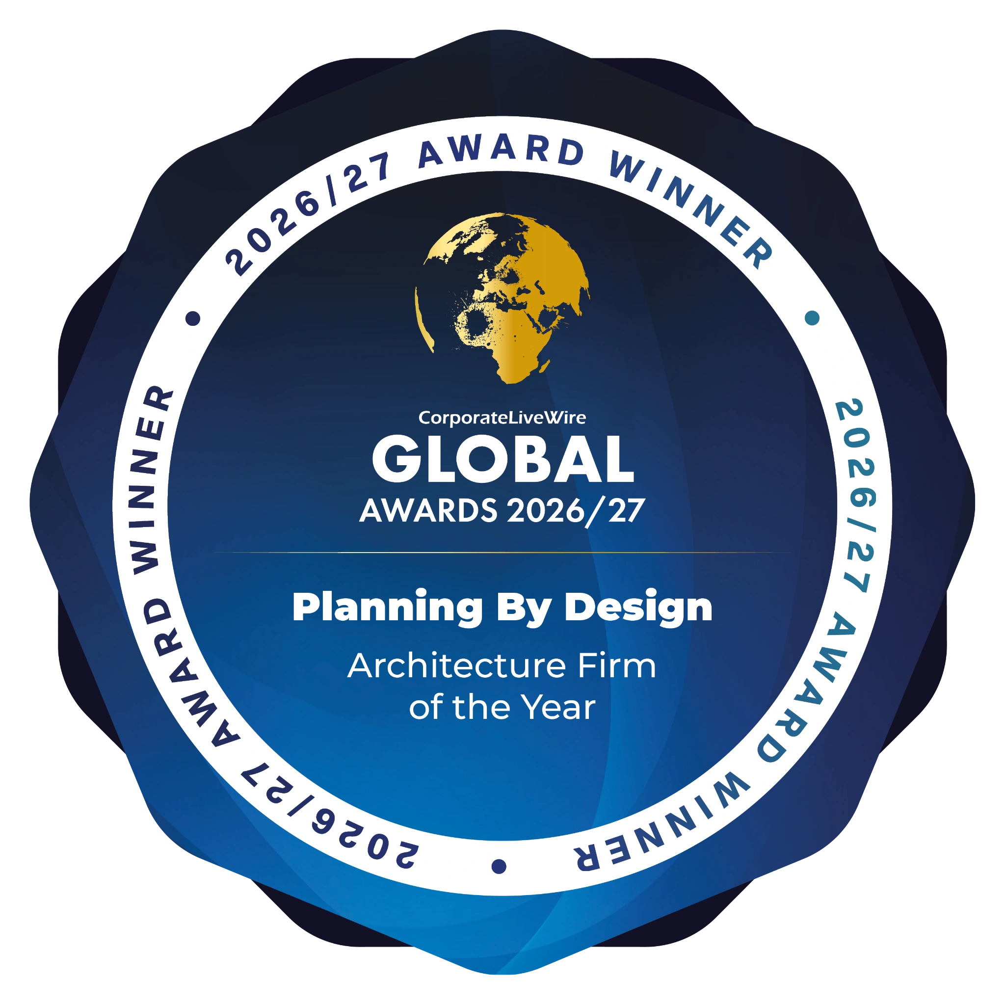 Planning By Design — Architecture Firm of the Year, Corporate LiveWire Global Awards 2026/27
